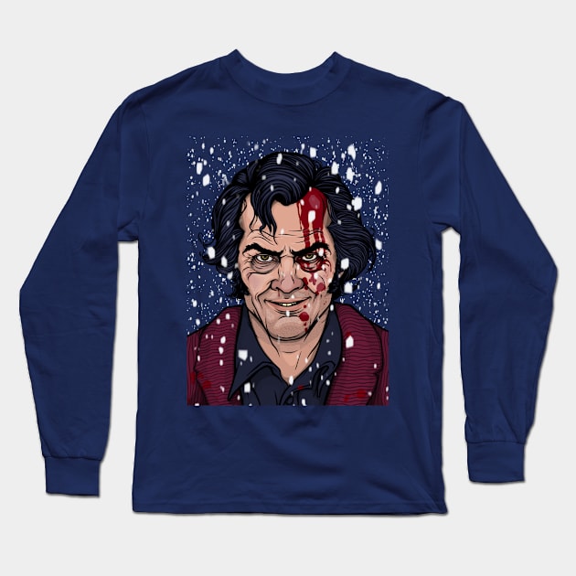 Jack Torrance Long Sleeve T-Shirt by forcefedartanddesign